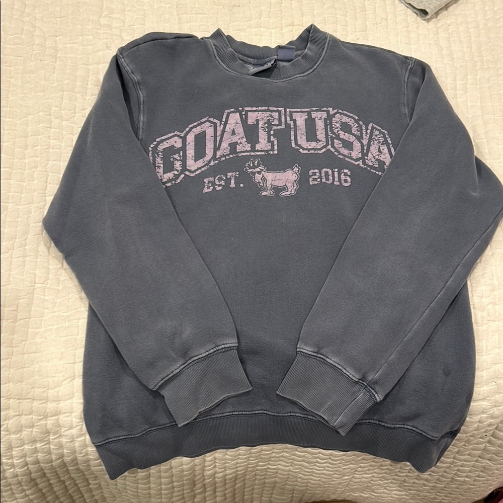 Women’s Blue G.O.A.T. USA Crewneck
